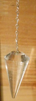 Bergkristall Pendel (facettiert)